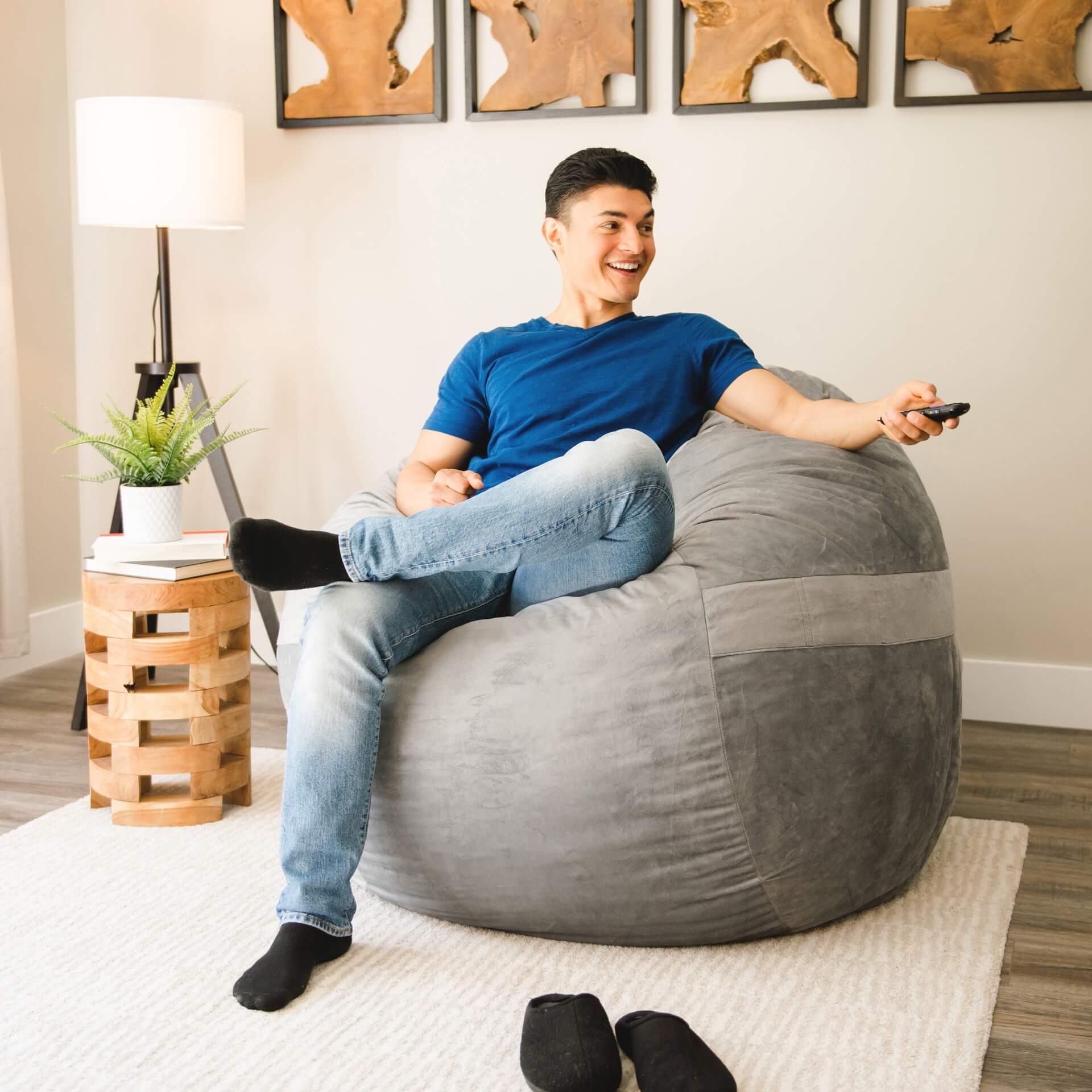 Fuf® 5Ft Foam Bean Bag - Image 24