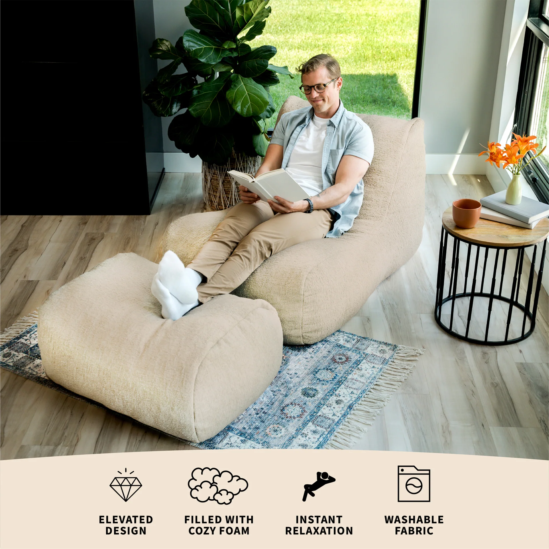 Modora™ Chair and Ottoman Bundle - Image 6